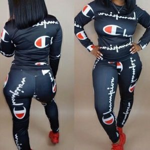 NEW Champion Track Suit 2Pc Stretch Size XL